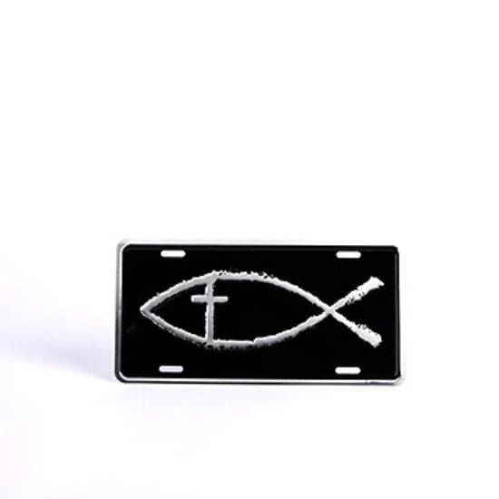Picture of Clergy Silver Auto Tag