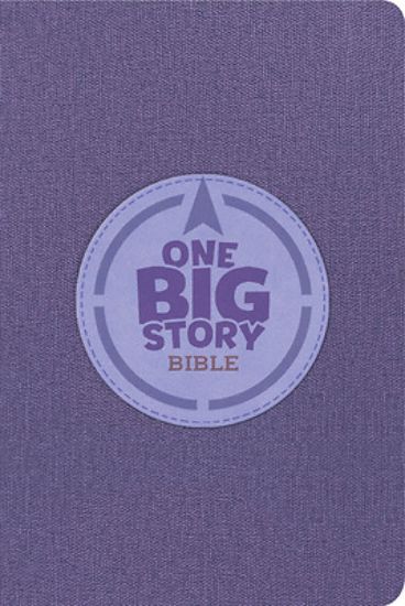 Picture of CSB One Big Story Bible, Revised & Updated, Easy-To-Read Optimal Type, Purple Leathertouch