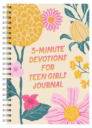 Picture of 3-Minute Devotions for Teen Girls Journal