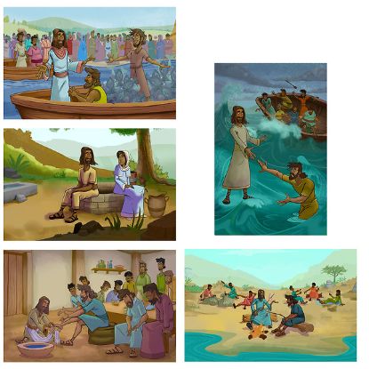 Picture of VBS 2027 On the Boardwalk Bible Story Poster Pack
