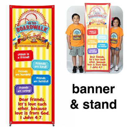 Picture of VBS 2027 On the Boardwalk VBS Theme Banner