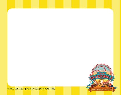 Picture of VBS 2027 On the Boardwalk Nametag Cards (Pkg of 24)
