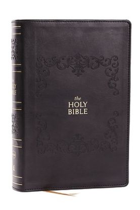 NKJV Bible - Personal Size Giant Print, Black Leat