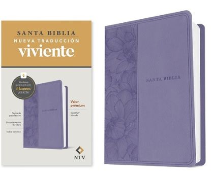 Picture of Biblia Valor Prémium Ntv Con Filament (Sentipiel, Púrpura)