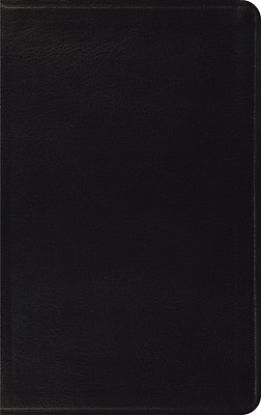 Picture of ESV Thinline Bible, Red Letter (Bonded Leather, Black)