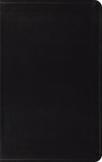Picture of ESV Thinline Bible, Red Letter (Bonded Leather, Black)