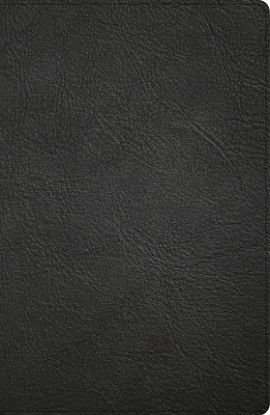 Picture of CSB Large Print Personal Size Reference Bible, Optimal Type, Digital Study Edition, Black Genuine Leather, Indexed
