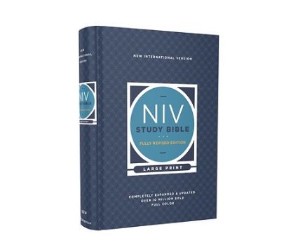 Picture of NIV Study Bible, Fully Revised Edition, Large Print, Hardcover, Red Letter, Comfort Print