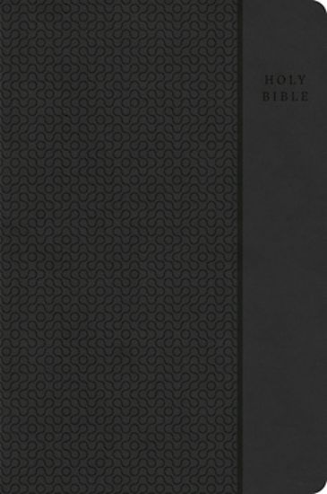 Picture of CSB Large Print Compact Reference Bible, Value Edition, Easy-To-Read Optimal Type, Charcoal Leathertouch