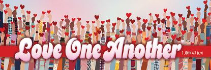 Picture of Kids Valentine's Love One Another Bookmarks