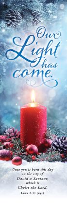 Picture of Our Light Has Come Christmas Bookmarks
