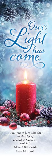Picture of Our Light Has Come Christmas Bookmarks