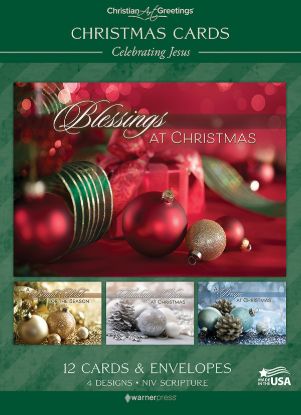 Picture of Boxed Cards Assortment Christmas Celebrating Jesus - Box of 12