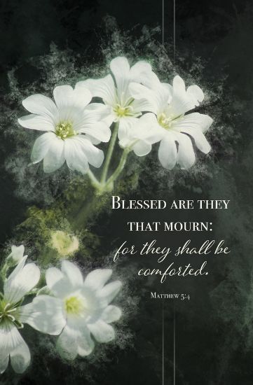 Picture of Funeral Blessed are They that Mourn Bulletin