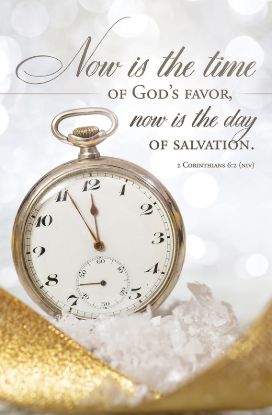 Picture of New Years Now is the Time of God's Favor Bulletin