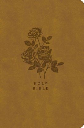 Picture of CSB Large Print Compact Reference Bible, Value Edition, Easy-To-Read Optimal Type, Camel Leathertouch