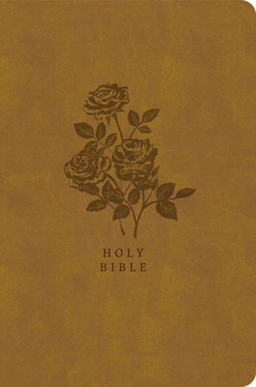 Picture of CSB Large Print Compact Reference Bible, Value Edition, Easy-To-Read Optimal Type, Camel Leathertouch