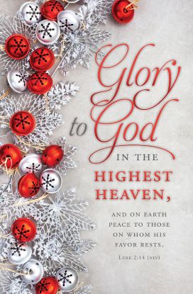 Picture of Glory to God in the Highest Heaven Christmas Bulletin