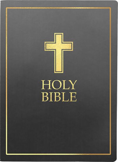 Picture of Kjver Sword Bible, Giant Print, Black Ultrasoft, Cross Design