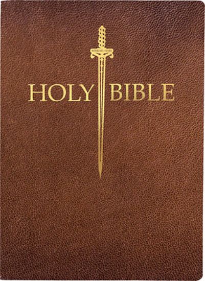 Picture of KJV Sword Bible, Giant Print, Acorn Bonded Leather, Thumb Index