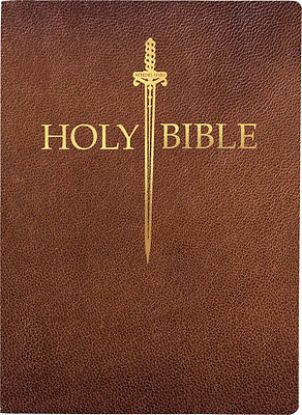 Picture of Kjver Sword Bible, Giant Print, Acorn Bonded Leather, Thumb Index