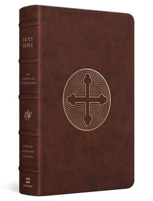 Picture of ESV Bible with Creeds and Confessions (Trutone(r), Brown, Cross Trefoil Design)