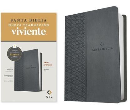 Picture of Biblia Valor Prémium Ntv Con Filament (Sentipiel, Gris)