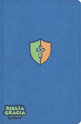 Picture of Rvr 1960 Biblia Gracia Para Niños, Azul, Símil Piel