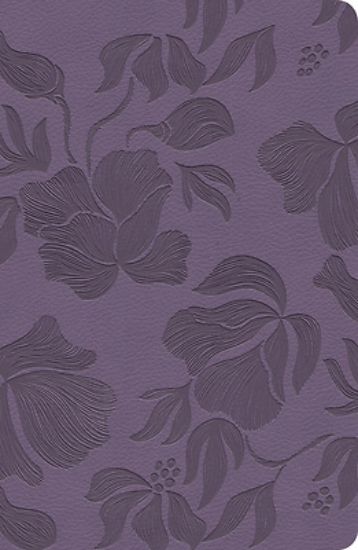 Picture of CSB Large Print Personal Size Reference Bible, Optimal Type, Digital Study Edition, Purple Leathertouch