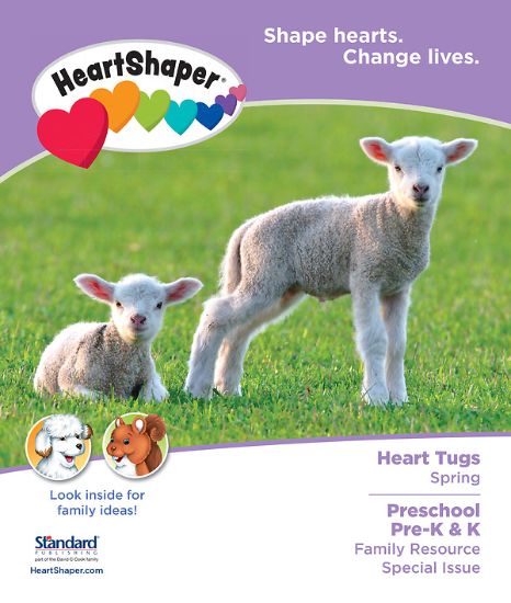 Picture of Heartshaper Preschool-PreK-K Heart Tugs Take Home Papers PK5 Spring