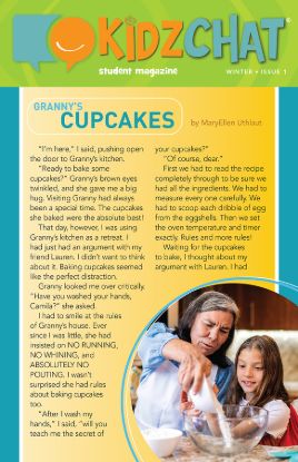 Picture of HeartShaper Middle Elementary Kidz Chat Take Home Papers PK5 Winter
