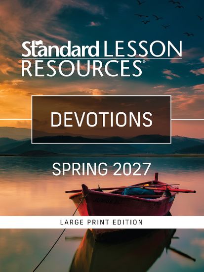 Picture of Standard Lesson Quarterly Adult Devotions Large Print Spring