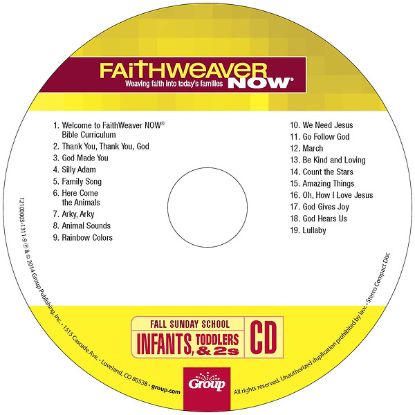 Picture of FaithWeaver NOW Infant-Toddler Two CD Fall 2026