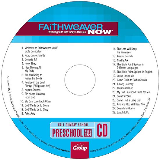 Picture of FaithWeaver NOW Preschool CD Fall 2026