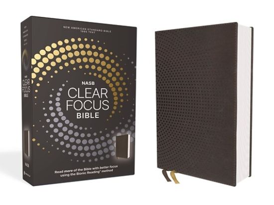 Picture of Nasb, Clear Focus Bible, Leathersoft, Brown