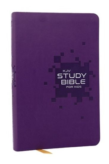 Picture of KJV Study Bible for Kids, Purple Leathersoft