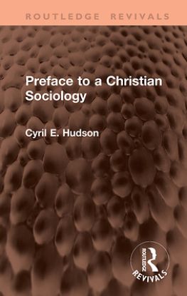 Picture of Preface to a Christian Sociology