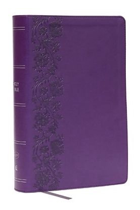 Picture of KJV Giant Print End-Of-Verse Reference Bible, Purple Leathersoft, Red Letter, Comfort Print