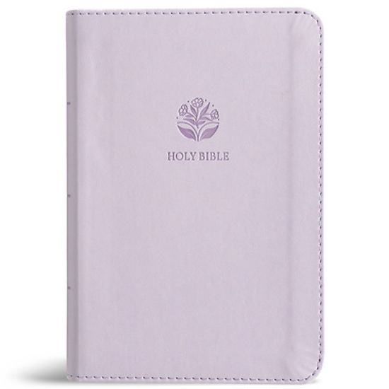 Picture of KJV Large Print Compact Reference Bible, Lavender Leathertouch