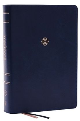 Picture of Kjv, the Woman's Study Bible, Leathersoft, Blue, Red Letter, Full-Color Edition, Comfort Print