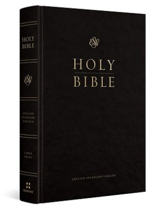 Picture of ESV Pew and Worship Bible, Large Print (Hardcover, Black)