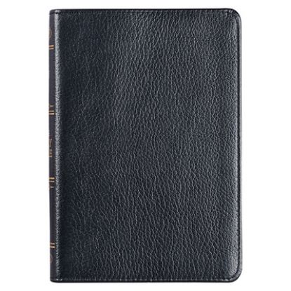 Picture of KJV Compact Bible Black Full Grain Leather