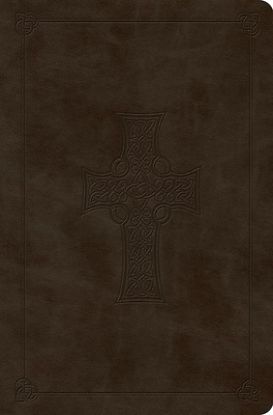 Picture of ESV Value Compact Bible (Trutone, Olive, Celtic Cross Design)