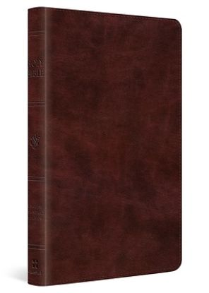Picture of ESV Large Print Thinline Bible, Red Letter (Trutone, Mahogany)