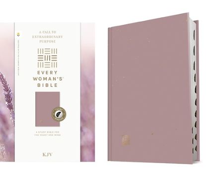 Picture of KJV Every Woman's Bible, Filament Enabled (Hardcover, Plum, Indexed, Red Letter)
