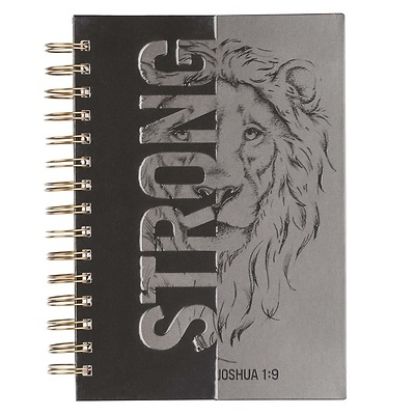 Picture of Large Wire Journal Be Strong Joshua 1:9:9