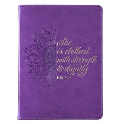 Picture of Journal She Is Clothed Proverbs 31:25:25