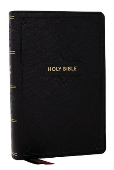 Picture of KJV Personal Size Large Print End-Of-Verse Reference Bible, Black Leathersoft, Red Letter, Comfort Print (Thumb Indexed)