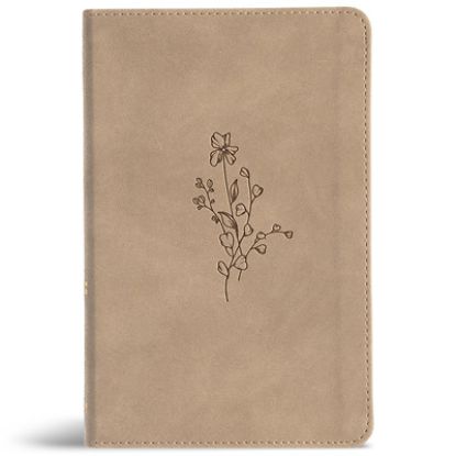 Picture of CSB Personal Size Bible, Digital Study Edition, Earth Suedesoft Leathertouch