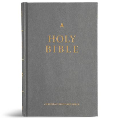Picture of CSB Church Bible, Charcoal Hardcover